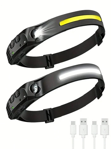 HEALTHY WHOLE WATERPROOF RECHARGEABLE HEADLAMP